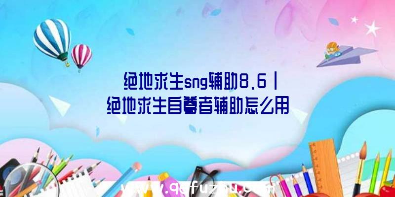 「绝地求生sng辅助8.6」|绝地求生自尊者辅助怎么用